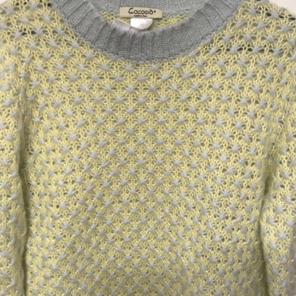 Ultra soft Cocogio Pastel yellow and blue pull over - Picture 5 of 6